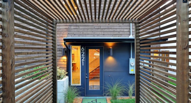 Georgetown North, Georgetown South, net zero, Dwell Development, Seattle, 5-Star Built Green, energy-efficient homes, green architecture, natural light, reclaimed wood, solar roof, solar panels