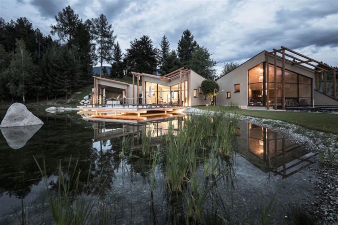 Hotel Seehof by noa, Hotel Seehof renovation, Hotel Seehof in northern Italy, Italy eco resorts, Hotel Seehof, Hotel Seehof network of architecture, Flötscher Weiher,