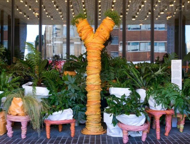 Plastic Primitive, James Shaw, recycled materials, recycled, recycled plastic, planters, stools, london design festival, design, green interiors, sustainable design, green design, eco design, green furniture, green products, sustainable furniture, green interiors, eco decor, experimental design