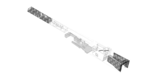 Sleeve House, actual / office, charred wood, timber house, New York, timber, exposed concrete, glass walls, green architecture
