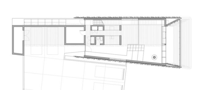 Sleeve House, actual / office, charred wood, timber house, New York, timber, exposed concrete, glass walls, green architecture
