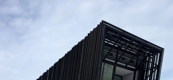 Sleeve House, actual / office, charred wood, timber house, New York, timber, exposed concrete, glass walls, green architecture