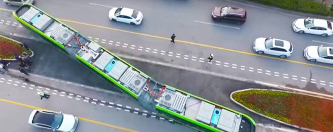 Autonomous Rail Rapid Transit, ART, CRRC Corporation, Zhuzhou, China, trackless, trackless train, trackless trains, railless, railless train, railless trains, train, trains, transportation, public transportation