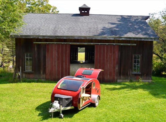 Vistabule, Minnesota Teardrop Trailers, Sunflare, teardrop trailer, teardrop trailers, trailer, trailers, camper, campers, camping, off-grid, solar, solar power, solar energy, solar panel, solar panels, energy, renewable energy, nature