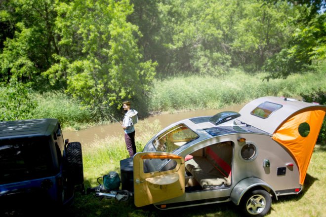 Vistabule, Minnesota Teardrop Trailers, Sunflare, teardrop trailer, teardrop trailers, trailer, trailers, camper, campers, camping, off-grid, solar, solar power, solar energy, solar panel, solar panels, energy, renewable energy, nature