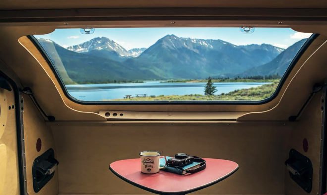 Vistabule, Minnesota Teardrop Trailers, Sunflare, teardrop trailer, teardrop trailers, trailer, trailers, camper, campers, camping, off-grid, solar, solar power, solar energy, solar panel, solar panels, energy, renewable energy, nature