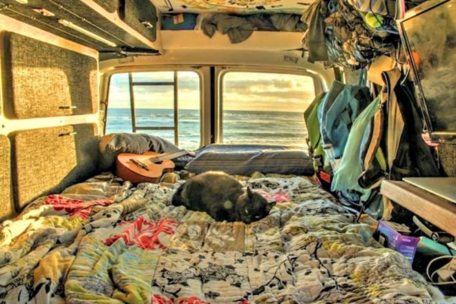 Australia, camper van, off-grid living, traveling, news, inspiration, Rich East, Van Cat Meow