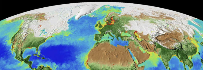 NASA, NASA Goddard Space Center, 20 years of climate change, climate change animation, climate change gif, climate change video, visualization climate change, 20 years of global warming, watch 20 years of global warming, watching 20 years of climate change, show climate change, see climate change impact, global warming, changing seasons climate change, climate change seasons, algae bloom
