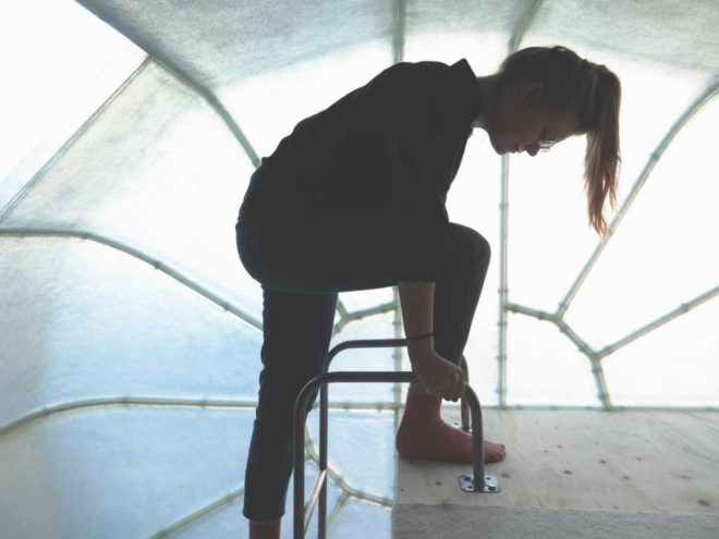 Alice Bleton, Monade Capsule, off grid capsules, capsule pods, pod retreats, capsule design, temporary shelter pods, shelter pods, shelter design, pod design, urban pods, urban huts, off grid huts,