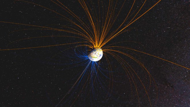 Earth, Earth's core, core, Earth's magnetic field, magnetic field, geomagnetic field, geomagnetic, geomagnetic spike, geomagnetic spikes, geomagnetic storm, geomagnetic storms, science