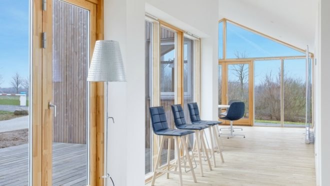 Een til Een, Biological House, danish architecture, green design, green architecture, eco-friendly buildings, Kebony technology, upcycled materials, sustainable construction, sustainable design, natural materials, upcycled agricultural materials, green building materials, sustainable home design, danish sustainable homes