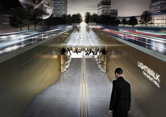 Gangnam International Transit Center by Dominique Perrault Architecture, Gangnam International Transit Center, Transit center Seoul, Seoul Central Park, Gangnam Central Park, underground architecture, pedestrian friendly Seoul, Lightwalk Gangnam
