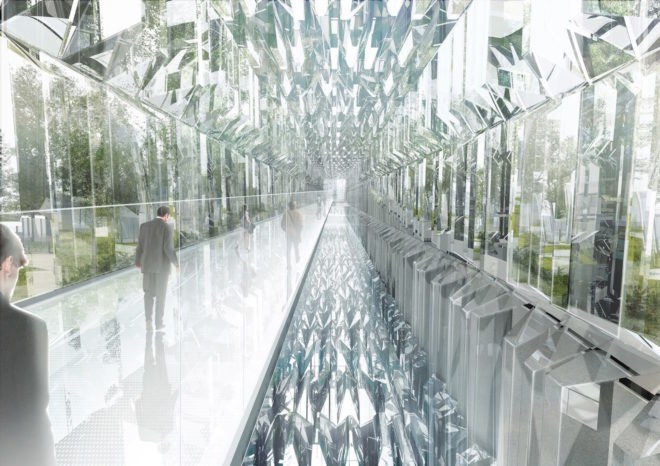 Gangnam International Transit Center by Dominique Perrault Architecture, Gangnam International Transit Center, Transit center Seoul, Seoul Central Park, Gangnam Central Park, underground architecture, pedestrian friendly Seoul, Lightwalk Gangnam