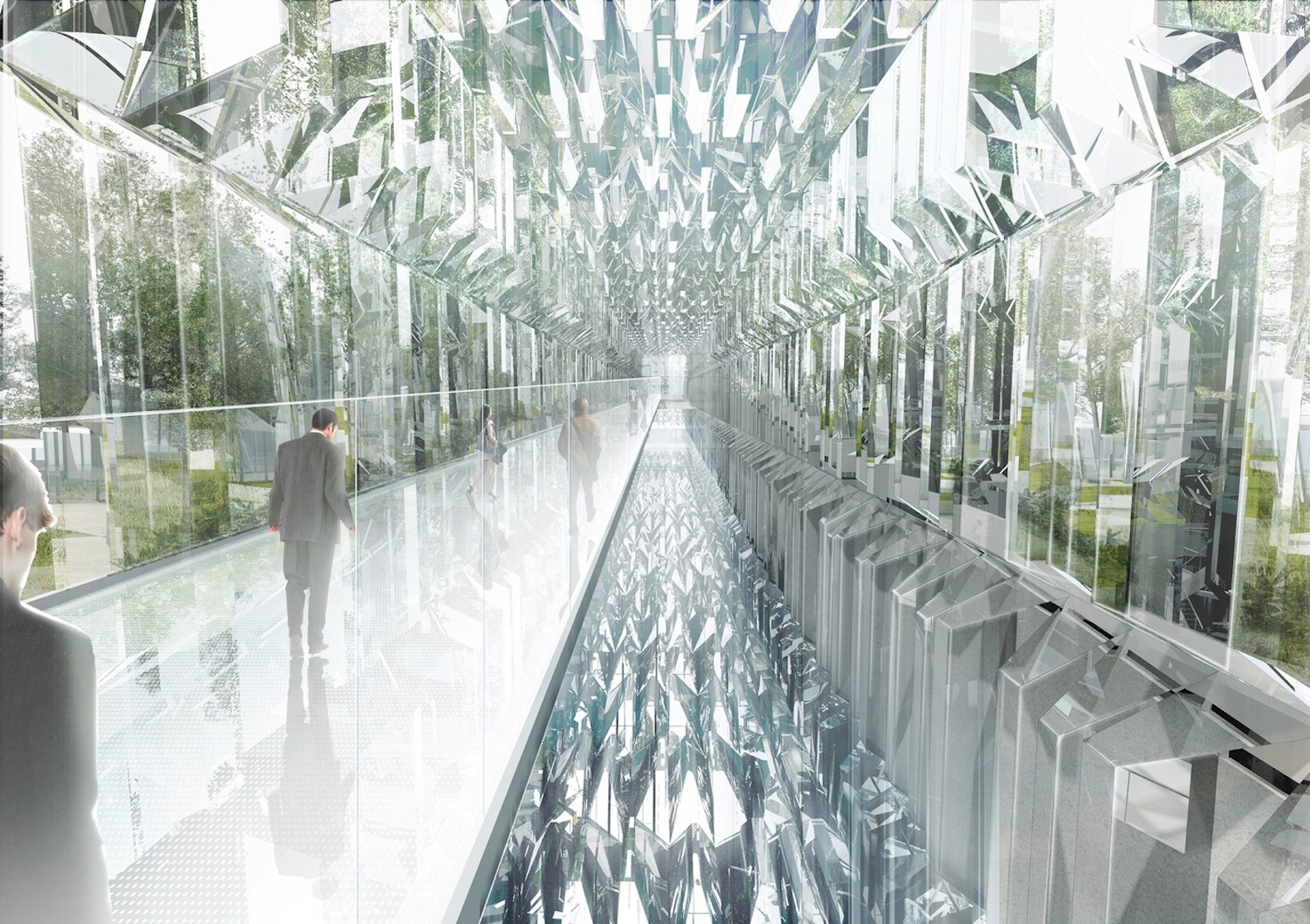 Gangnam International Transit Center by Dominique Perrault Architecture, Gangnam International Transit Center, Transit center Seoul, Seoul Central Park, Gangnam Central Park, underground architecture, pedestrian friendly Seoul, Lightwalk Gangnam