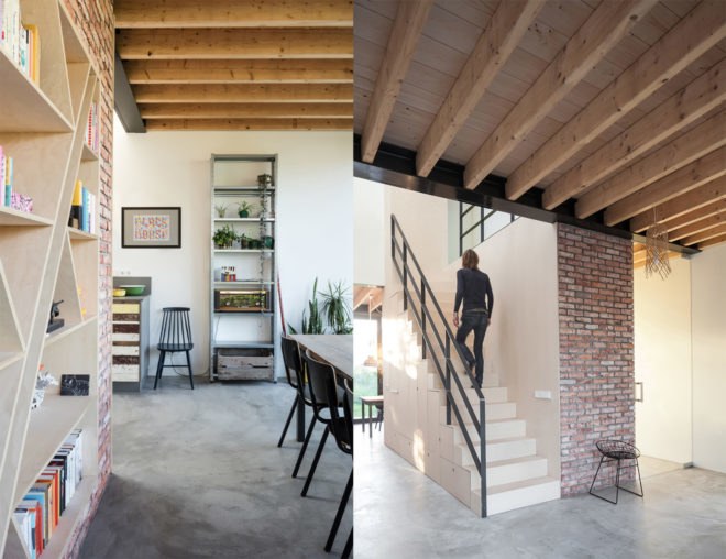 House MM by Chris Collaris Architects, House MM Amsterdam, Amsterdam green renovation, black solar panels, blackened timber home, minimalist blackened timber architecture, passive solar home Amsterdam