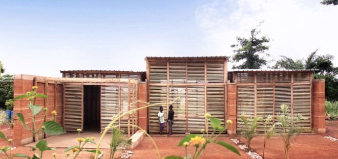 InsideOut School, Andrea Tabocchini, Francesca Vittorini, green school, Ghana, rammed earth, locally sourced materials, affordable architecture, green architecture, skylights, natural ventilation