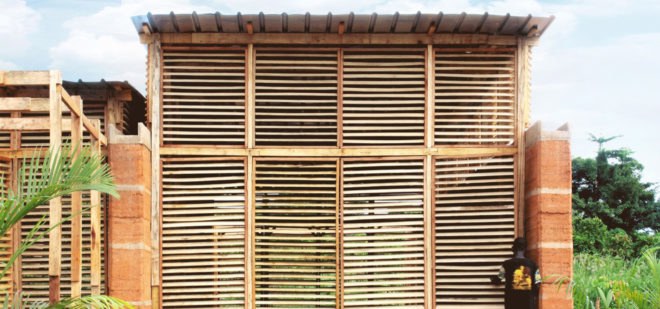 InsideOut School, Andrea Tabocchini, Francesca Vittorini, green school, Ghana, rammed earth, locally sourced materials, affordable architecture, green architecture, skylights, natural ventilation