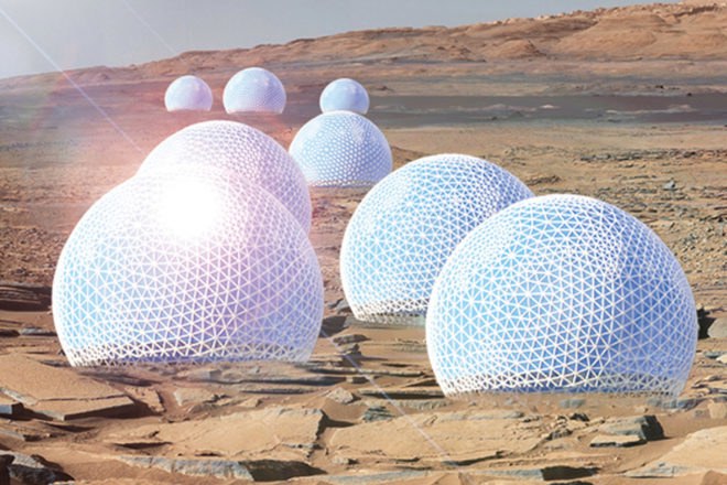 Massachusetts Institute of Technology, MIT, Redwood Forest, Redwood Forest by MIT, Mars City Design, architecture, design, sustainable design, Mars, Mars city, Mars colony, dome, domes, tree habitat, tree habitats, tree, trees, plant, plants, roots