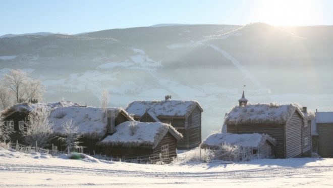 Nordigard Blessom Farm, green roofs, Norwegian architecture, Norwegian green roofs, Norwegian shelter, Norwegian farms, Norwegian lodging, Norwegian camping, green roofed farms, norway landscape, Rondane National Park, green roofs, farm conversion, rustic lodgings, cabins in norway,