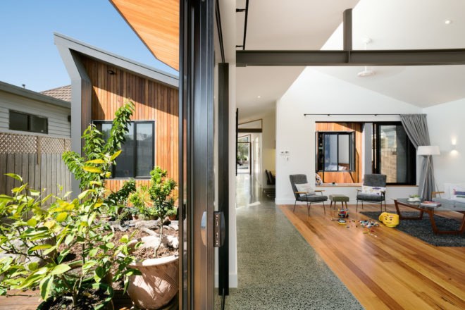Northcote Solar Home by Green Sheep Collective, Northcote Solar Home Melbourne, sustainable Melbourne architecture, energy efficient Melbourne home, energy efficient suburban architecture,
