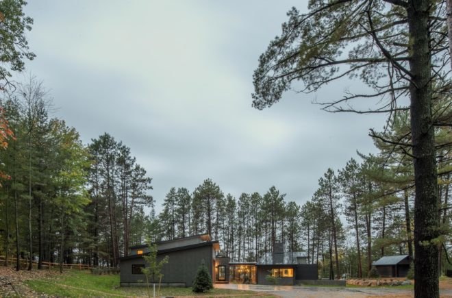 Northern Lake Home by Strand Design, Scandinavian design in Minnesota, Scandinavia inspired interior design, luxury Minnesota home in the woods, rift sawn white oak interior