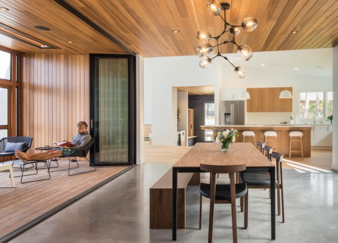 Northern Lake Home by Strand Design, Scandinavian design in Minnesota, Scandinavia inspired interior design, luxury Minnesota home in the woods, rift sawn white oak interior
