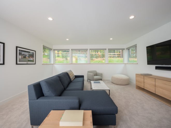 Northern Lake Home by Strand Design, Scandinavian design in Minnesota, Scandinavia inspired interior design, luxury Minnesota home in the woods, rift sawn white oak interior