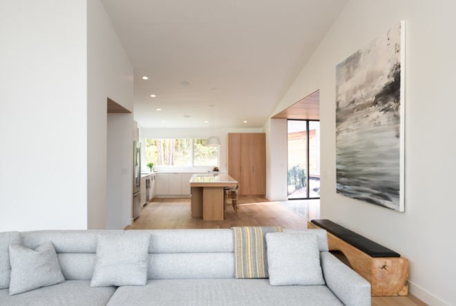Northern Lake Home by Strand Design, Scandinavian design in Minnesota, Scandinavia inspired interior design, luxury Minnesota home in the woods, rift sawn white oak interior