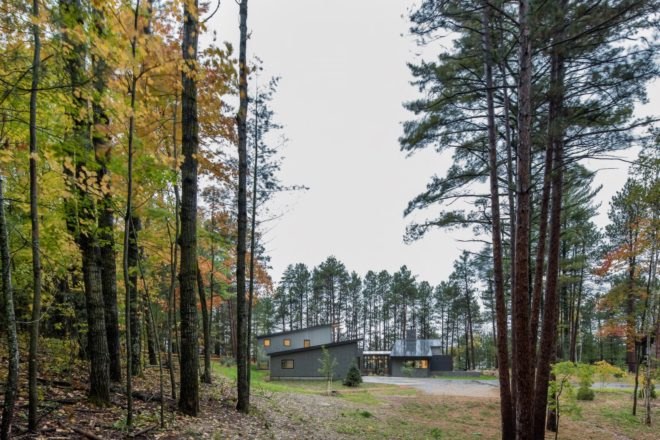 Northern Lake Home by Strand Design, Scandinavian design in Minnesota, Scandinavia inspired interior design, luxury Minnesota home in the woods, rift sawn white oak interior