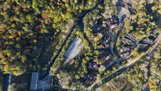 Origin Architect, Forest Valley Villas, Eurasia-Changbai Mountain, china, china architecture, chinese lodgings, cabin design, off grid cabins, glamping china, eco cabins, sustainable cabins, green design, forest bathing china, chinese luxury cabins,