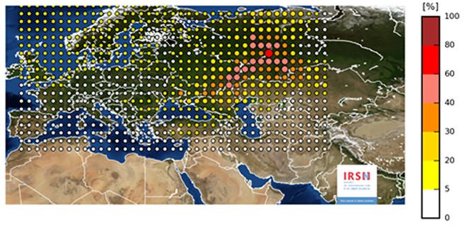 Institute for Radiation Protection and Nuclear Safety, pollution, air pollution, radioactive, radioactive pollution, radioactive cloud, radioactive clouds, ruthenium 106, Russia, France, Germany, Europe