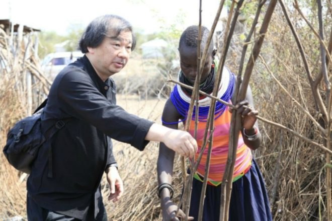 Shigeru Ban, Mother Teresa award, Architecture's First Responder, disaster relief housing, refugee housing Shigeru Ban, humanitarian design, refugee housing, sustainable design, sustainable shelter design, green design, naturally-sourced building materials, , refugee crisis, UN agency, UN habitat, Kalobeyei Settlement