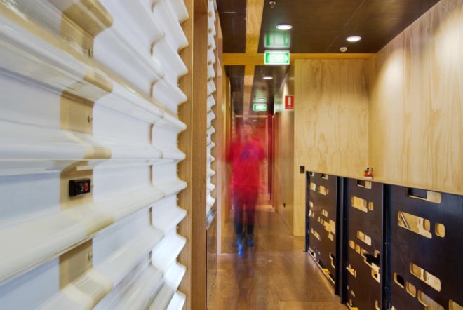 UTAS School of Architecture and Design by Six Degrees, UTAS School of Architecture by Sustainable Built Environments, UTAS School of Architecture adaptive reuse, architecture school adaptive reuse, Tasmania architecture school, train shed conversion, locomotive workshop