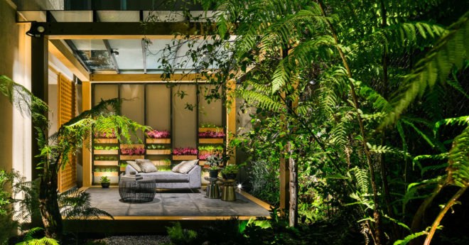 Villa Jardín, ASP Arquitectura Sergio Portillo, Mexico City, reclaimed wood, vertical garden, natural ventilation, green interior, green architecture, modular space, modular design