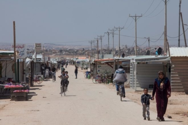 solar, Za'atari, Jordan, refugees, refugee camp