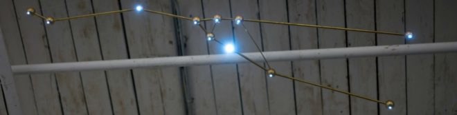Constellation, Richard Clarkston Studio, zodiac lamps, lED lighting, LED lamps, LED bulbs, led lighting, led interior design, green lighting, led-lit lamps, led ceiling lamps, sustainable lighting, long lasting led bulbs, interior design, lamp design, lighting design, green lighting