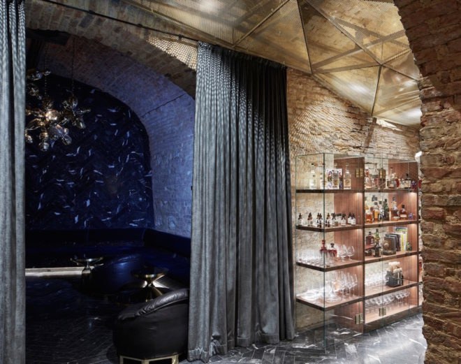 krypt.bar by Büro KLK, krypt.bar, krypt.bar Vienna, Vienna adaptive reuse, underground cocktail bar Vienna, Berggasse, Berggasse bar, Vienna cellar underground