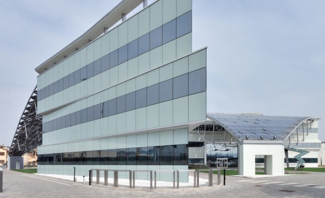 Arval headquarters, self-sufficient building, Florence, Pierattelli Architetture, zero-emissions, green office buildings, Climate House, solar power, geothermal power, solar panels, photovoltaics