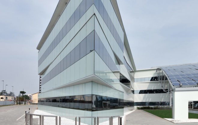 Arval headquarters, self-sufficient building, Florence, Pierattelli Architetture, zero-emissions, green office buildings, Climate House, solar power, geothermal power, solar panels, photovoltaics
