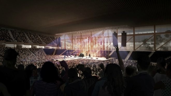 Bjarke Ingels, Bjarke Ingels Group, East Austin District, Thomas Christoffersen, Austin Sports & Entertainment, East Austin District, austin urban design, urban design, Rodeo Austin, austin sports center, big-designed sports centers, sports complex design, stadium design, solar power, solar panels, austin solar power