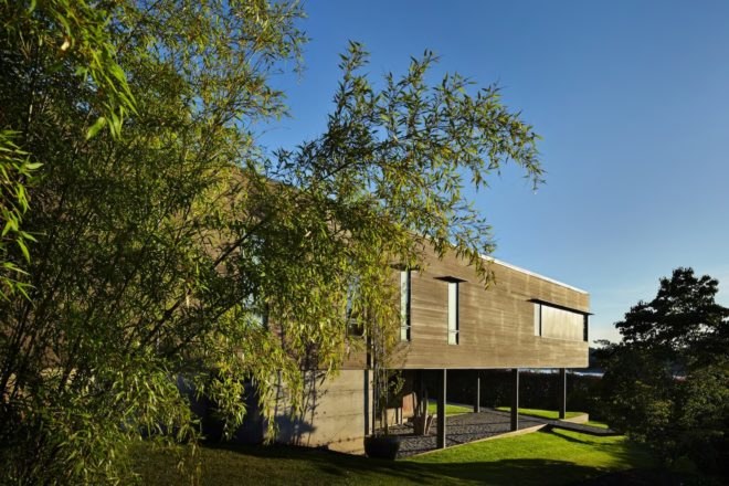 Brook Bay Residence, Brook Bay Residence by Rick Sandberg, luxury housing in Mercer Island, copper clad homes, copper and cedar housing, local craftsmanship in American homes,