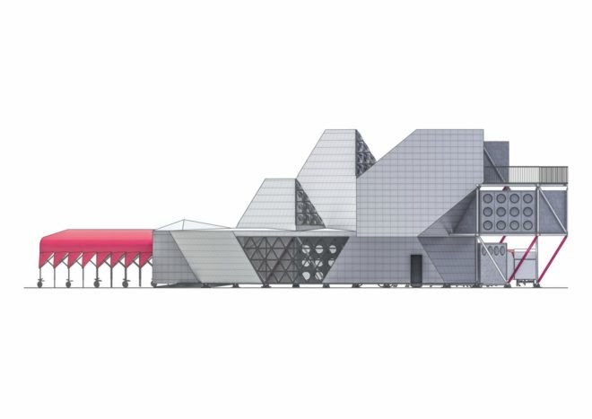 People's Architecture Office, The People's Station, cultural centers, Chinese architecture, detachable architecture, flexible architecture, flexible design, detachable buildings, prefabricated buildings, green design, mobile architecture, architecture by bicycle, traveling buildings, cultural satellites, museum design, cultural center designs, cultural centers china