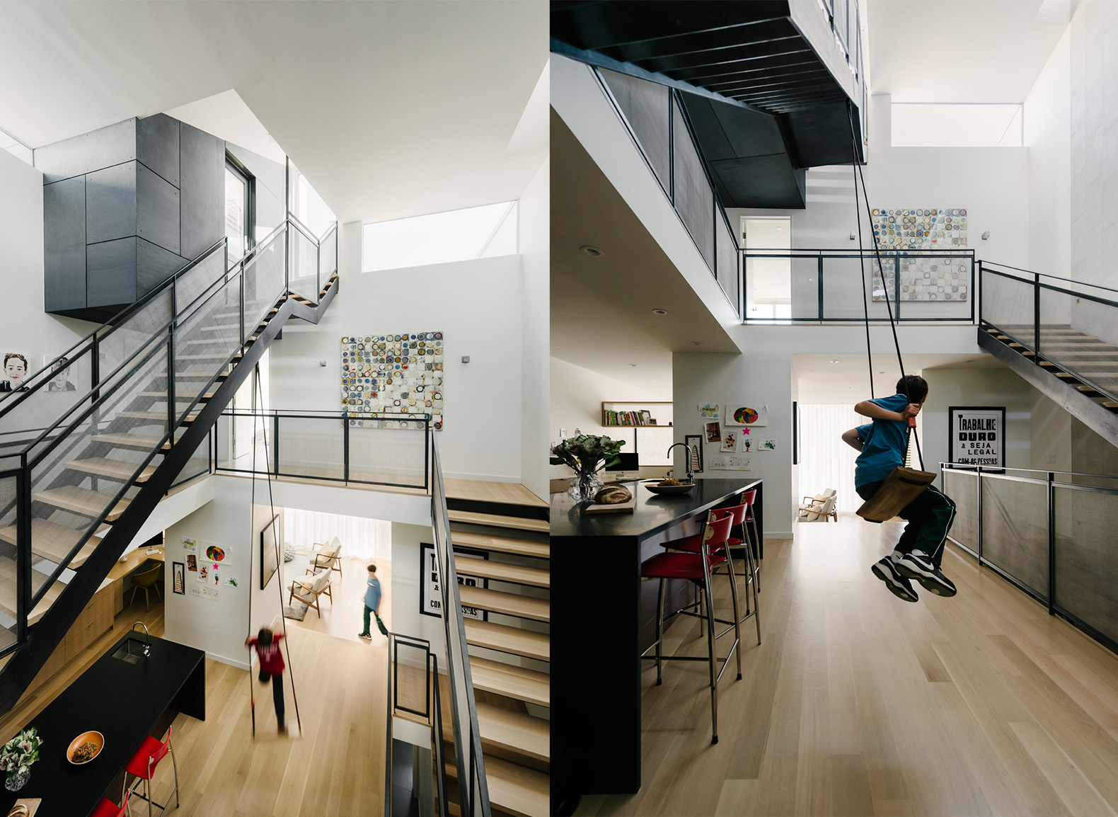 Fitty Wun by Feldman Architecture, Fitty Wun house, Fitty Wun in San Francisco, Feldman Architecture residential projects, luxury townhouse San Francisco, luxury townhouse California, green-roofed townhouses, panopticon architecture