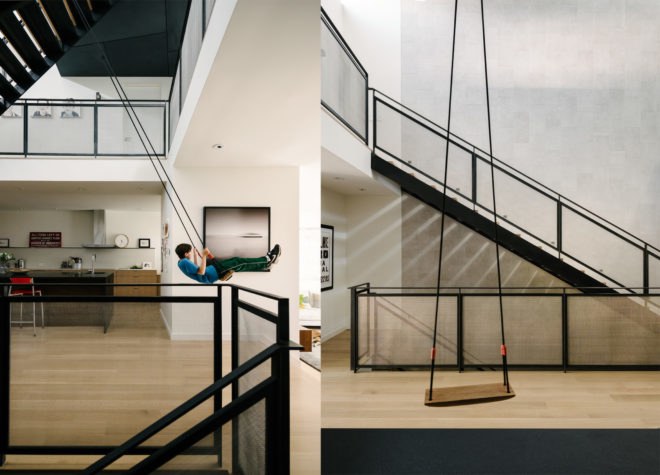 Fitty Wun by Feldman Architecture, Fitty Wun house, Fitty Wun in San Francisco, Feldman Architecture residential projects, luxury townhouse San Francisco, luxury townhouse California, green-roofed townhouses, panopticon architecture