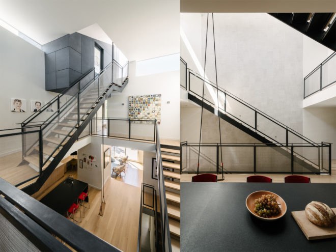 Fitty Wun by Feldman Architecture, Fitty Wun house, Fitty Wun in San Francisco, Feldman Architecture residential projects, luxury townhouse San Francisco, luxury townhouse California, green-roofed townhouses, panopticon architecture