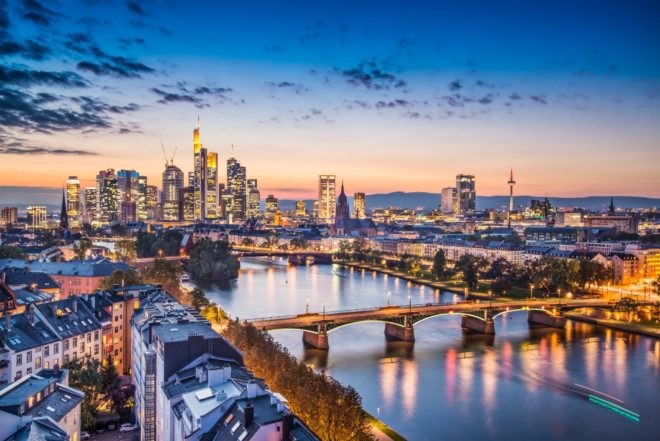 Frankfurt skyline, Frankfurt Germany, Frankfurt downtown