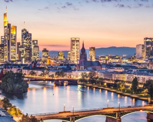 Frankfurt skyline, Frankfurt Germany, Frankfurt downtown