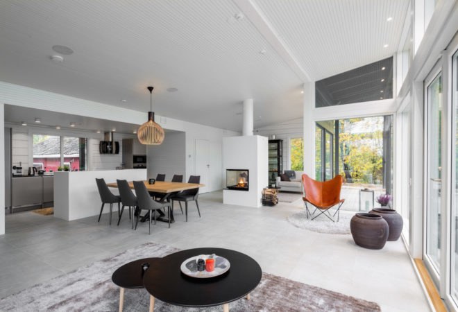 Log Villa on the Coast, Log Villa on the Coast by Pluspuu, Kustavi by Pluspuu, Kustavi 125 by Pluspuu, Log villa by Pluspuu, Finnish log cabins, contemporary log cabins, Ollikaisen Hirsirakenne Oy, Turku log cabins, contemporary geothermal cabins,