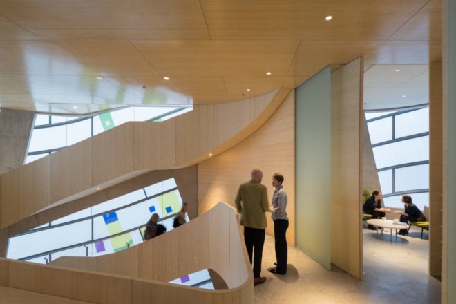 Maggie’s Center by Steven Holl Architects, Maggie’s Center London, Maggie’s Centers UK, Maggie’s Center St Barts, Maggie’s Center St Bartholomew Hospital, medieval-inspired modern architecture, cancer center London,