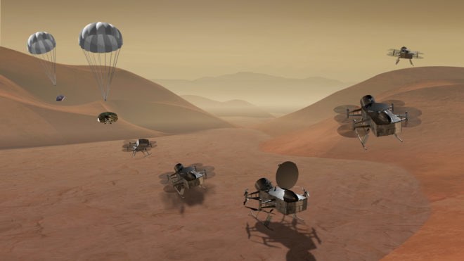 NASA, Dragonfly, Titan, Saturn's moon, lander, science, research
